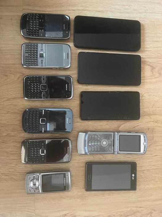 Pakiet telefonów: Nokia, Samsung, Huawei, LG, Motorola – różne modele OK