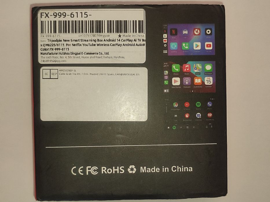 Carlinkit AI Box TV Box - FX-999-6115