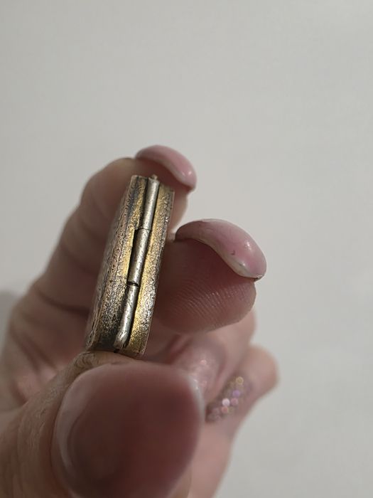 Антикварний Вінтажний Локет Кулон з Фото Золото Дублє Гравіювання Англ