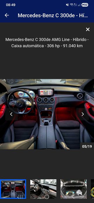 Mercedes C300 DE 306cv AMG LINE