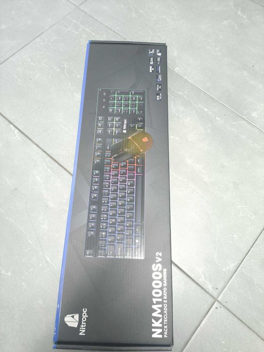 Conjunto de Teclado e Rato de Gaming NKM1000S