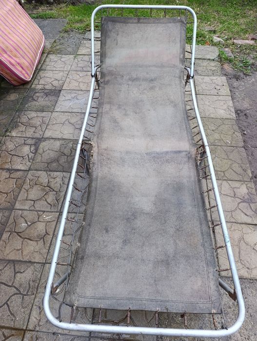 Раскладушка с матрасом