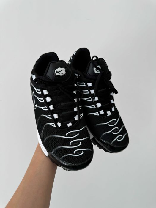 !SALE! Nike Air Max Plus TN Black/White 37 38 39 40 41 42 43 44 45 46