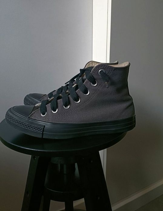 Trampki Converse Chuck Taylor All Star, 37 szare grafitowe czarne