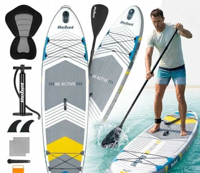 SUP-дошка 335см + весло для каяку. Надувна SUP-дошка для плавання. Сап борд. Дошка для серфінгу.
