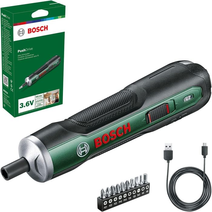 Wkrętarka akumulatorowa PushDrive Bosch 3,6 V