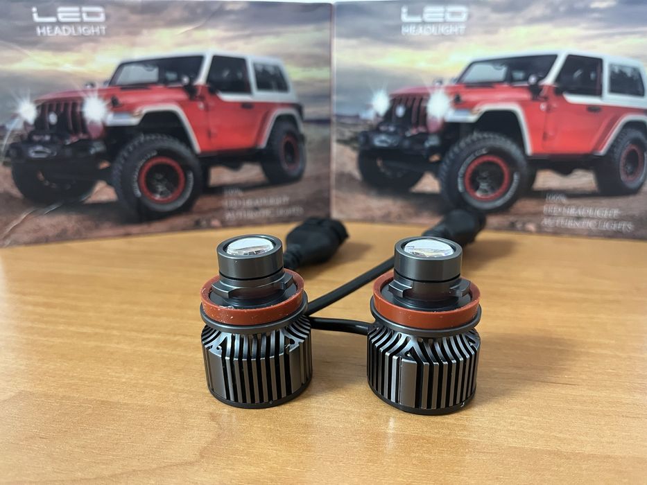 Лазерные противотуманные лампочки с линзой H11 H8.Светодиодные LED лам