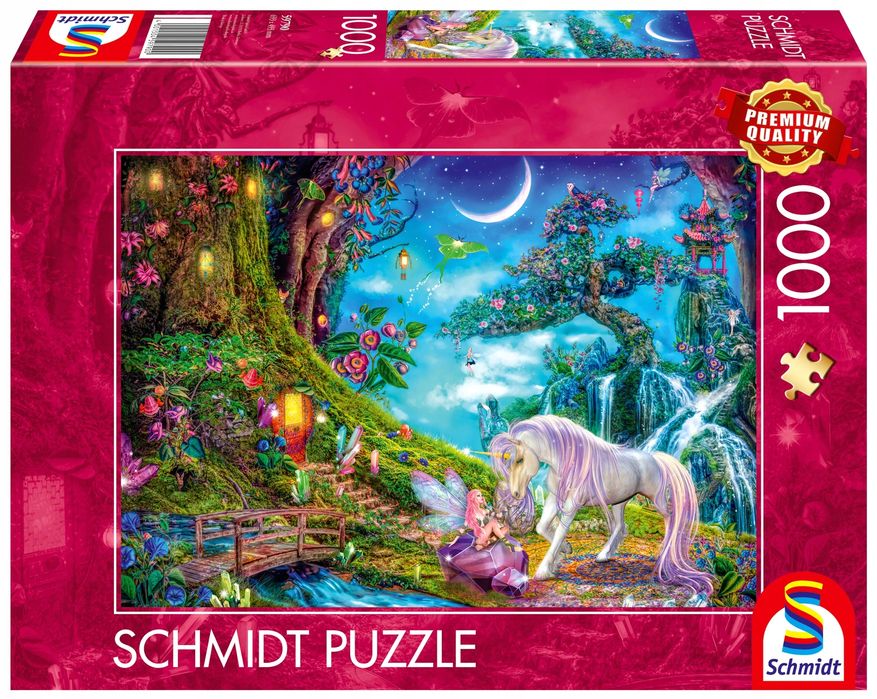 Puzzle Schmidt Spiele Schmidt 1000 elementów Schmidt Spiele - Puzzle PQ Puzzle 1000 el. Jednorożec i. Schmidt Spiele. Nowy Produkt