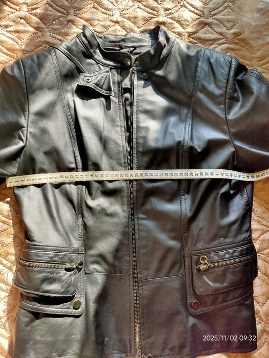 Продам шкіряний жакет б/у
