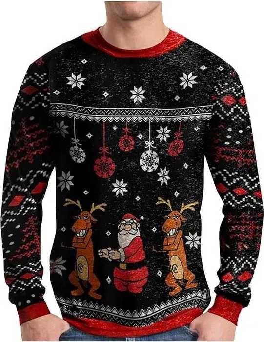 Nowy sweter/bluzka/sweterek/Boże narodzenie/święta/ LED ! S ! 7269!