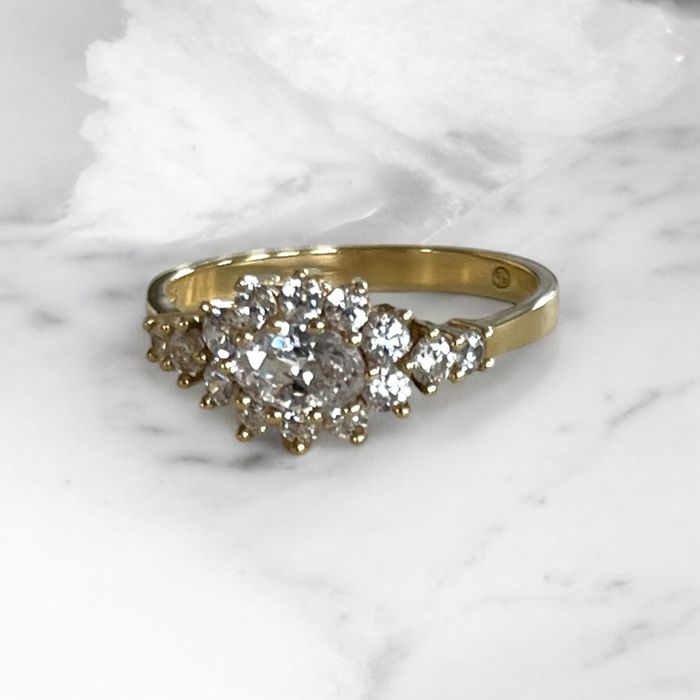 Zjawiskowy Złoty Pierścionek PR.333(8K)