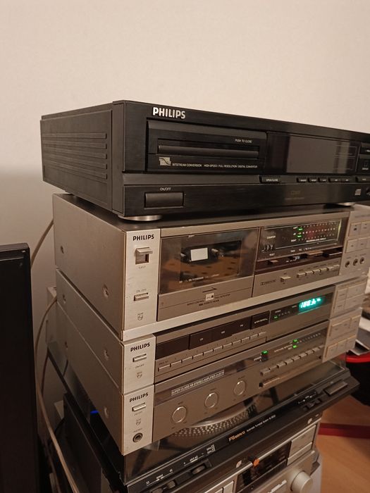 Sistema Hi-Fi Philips Vintage Completo – Excelente Estado | 199