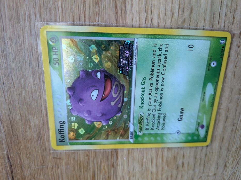 Karta Pokémon Koffing 61/109 REVERSE HOLO | EX Team Rocket Returns