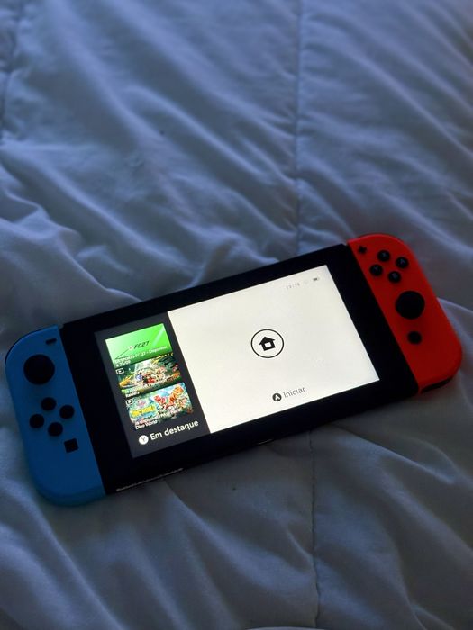 Nintendo switch neon com joycons