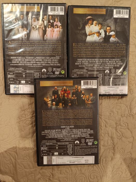 DVD pack o padrinho
