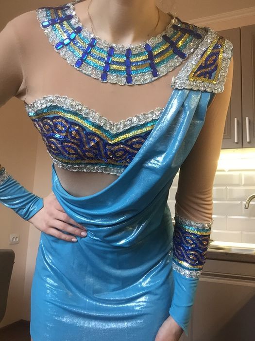 Костюм для танцев/гимнастики в греческом стиле