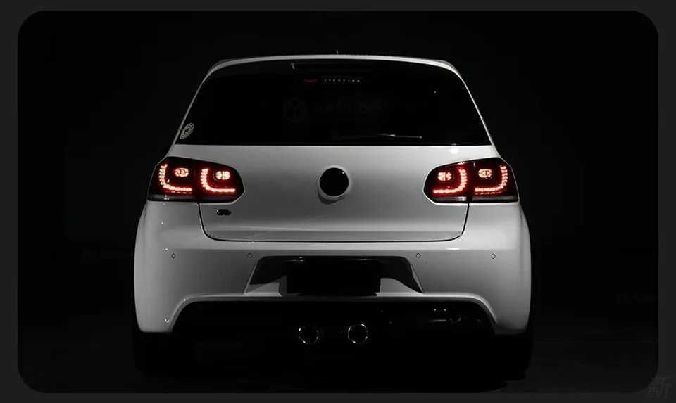 VW Golf 6 R20 2009–2012 Lampy Tylne LED z Dynamicznym Kierunkiem