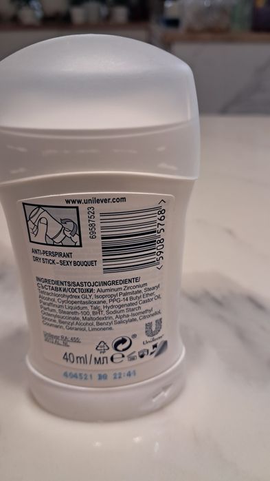 Rexona Motion Sense 40ml 48h Sexy Bouquet
Dezodorant sztyft Sexy Bouqu