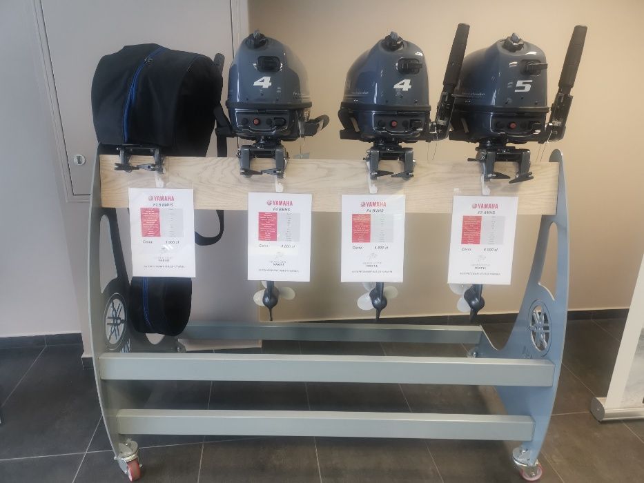 YAMAHA silnik zaburtowy F5AMHS NOWY! 5km