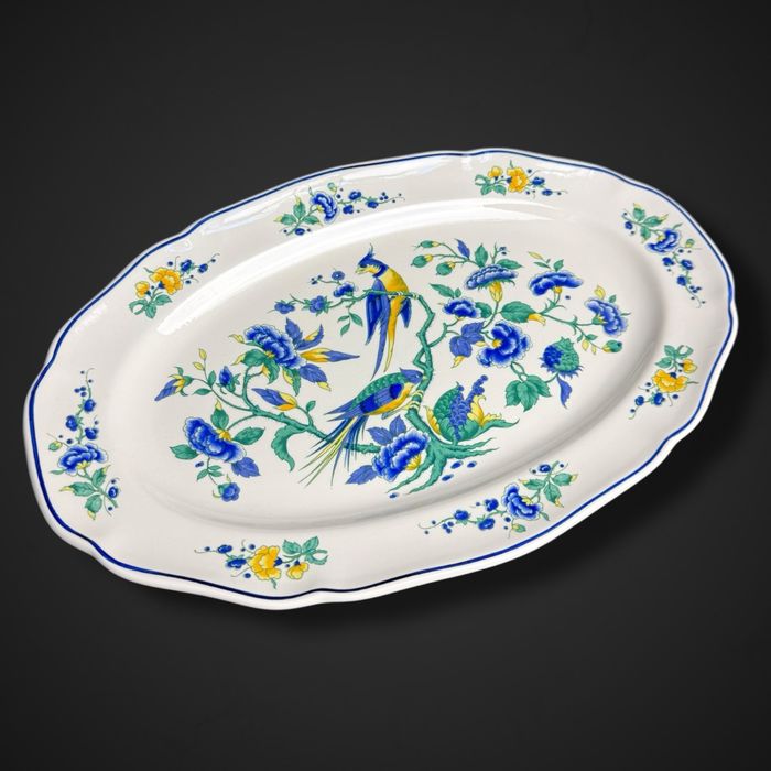 Półmisek porcelanowy i sosjerka Villeroy & Boch Phoenix Blau b5/100529