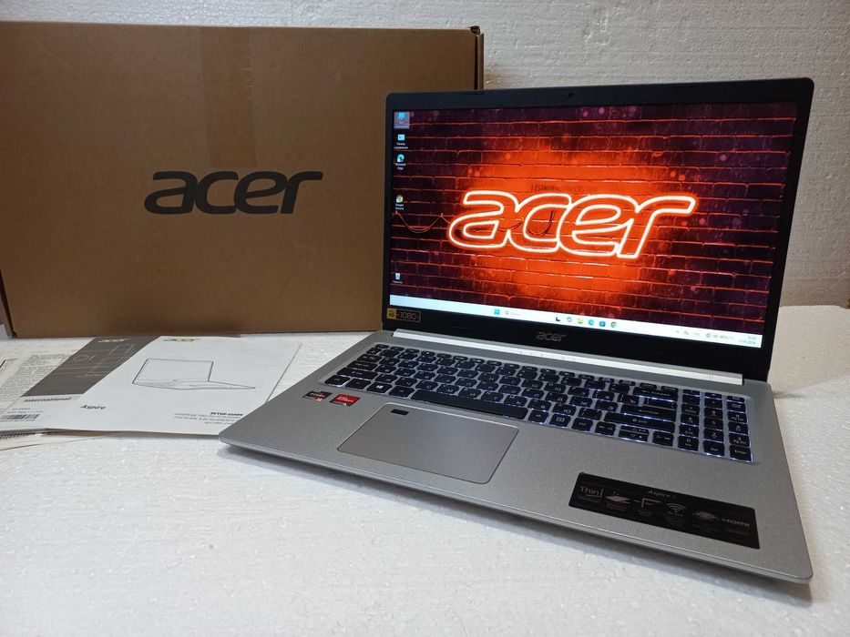 Мощный СВЕЖАК 2025!!  ACER A515 / RYZEN 5 5500U на 12" ЯДЕР /  + КАК НОВЫЙ + ЗСУ Подарки!!