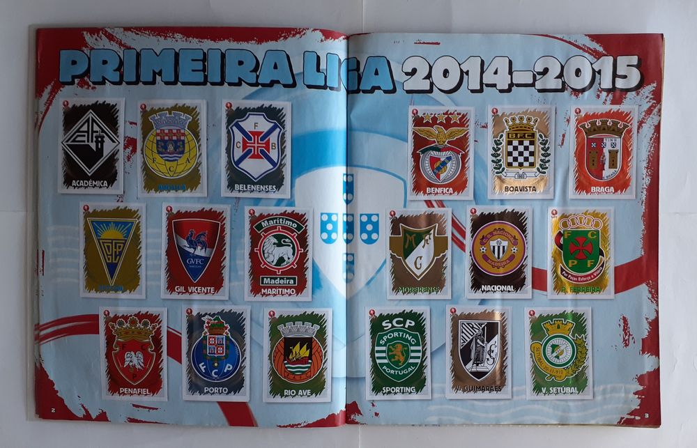 Panini Complete Album Superliga 2014–15 with Protective Cover64584642048003121