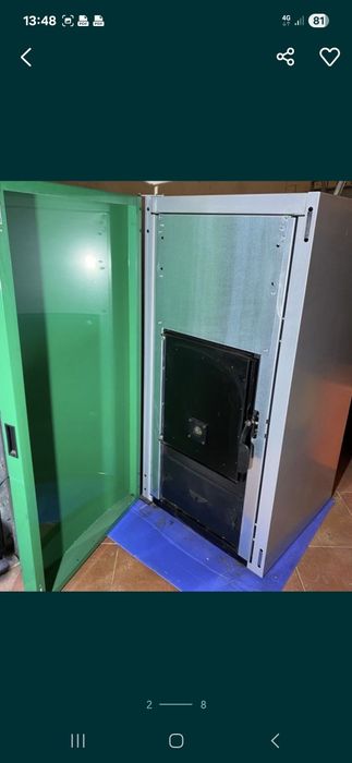 Caldeira de aquecimento central a pellets 24 KW