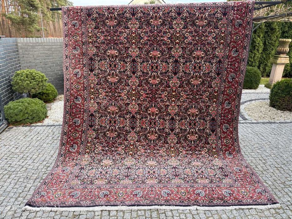 Dywan kaszmirowy perski r. tkany Iran Bidjar 350x250 galeria 40 tys
