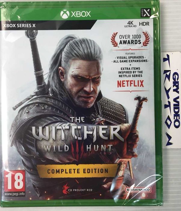 Wiedźmin 3 Dziki Gon Edycja Kompletna PL Xbox Series X Nowa / Poznań