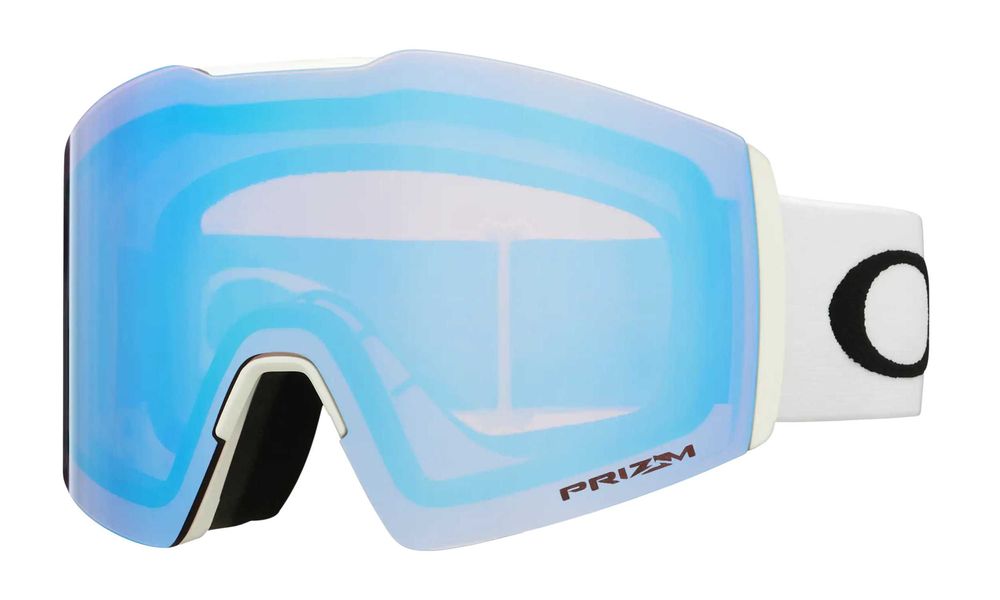 Nowe gogle Oakley Fall Line L XL Matte White PRIZM Sapphire Iridium S3