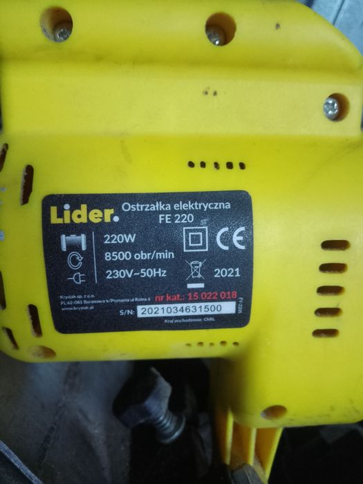 Ostrzałka elektryczna Lider