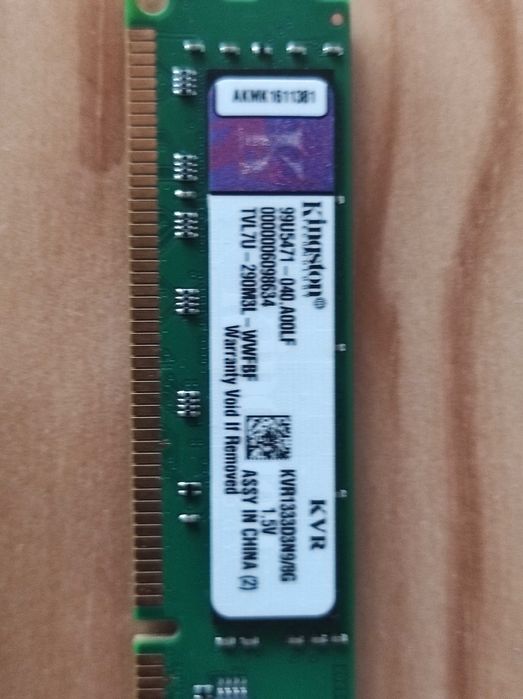 Kingston 8GB DDR3 1333mhz