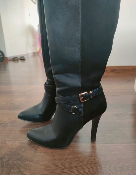 Kozaki damskie na szpilce