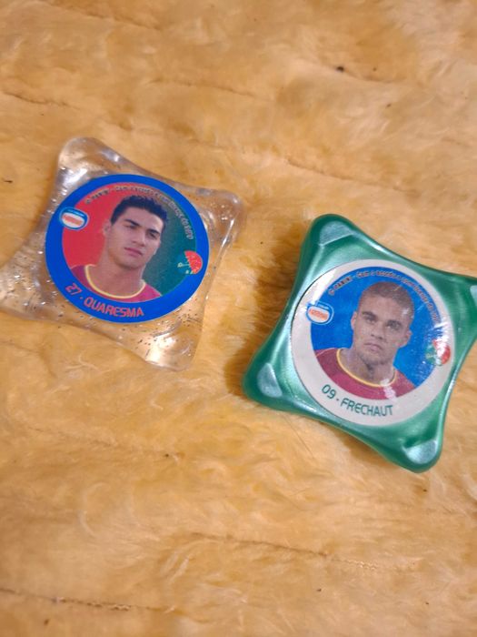 Vendo tazos futebol, jogador quaresma