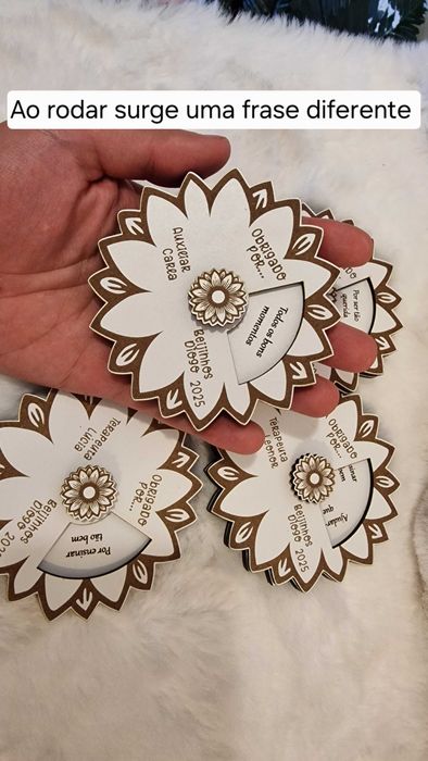 Lembrança personalizada para professora e auxiliar