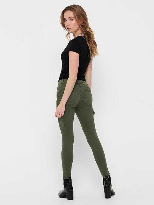ONLY 2-Pak Damskie T-Shirty Basic Czarno Białe Rozmiar M Bawełniane