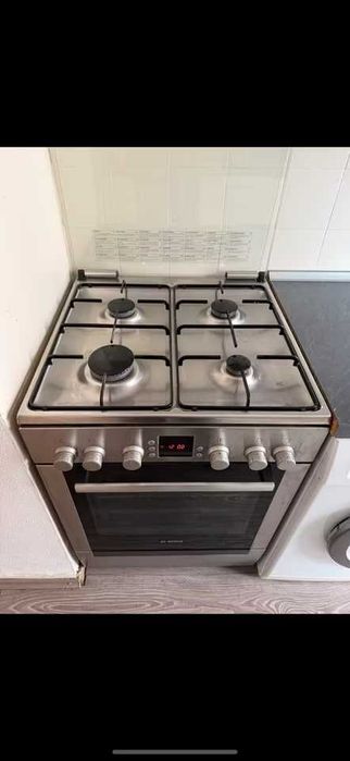 Газова плита нержавійка BOSCH HSV745050! Доставлю!