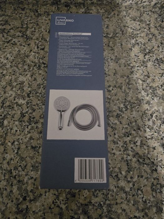 Conjunto chuveiro multifunções + mangueira para wc duche (novo)