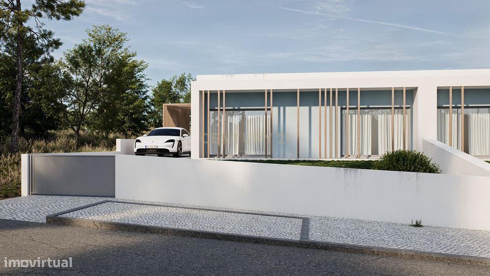 Moradia geminada em construção, com piscina e jardim na Boavista, Lavo