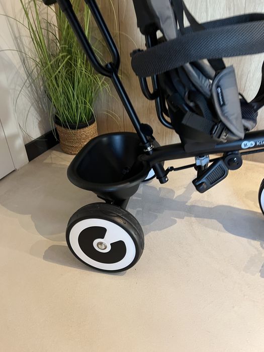 Rowerek Aston trójkolowy spacerówka szary