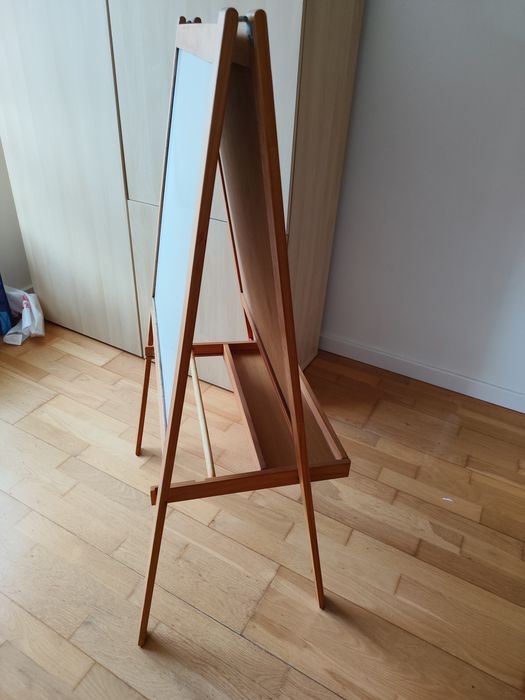 Quadro/cavalete madeira para criança