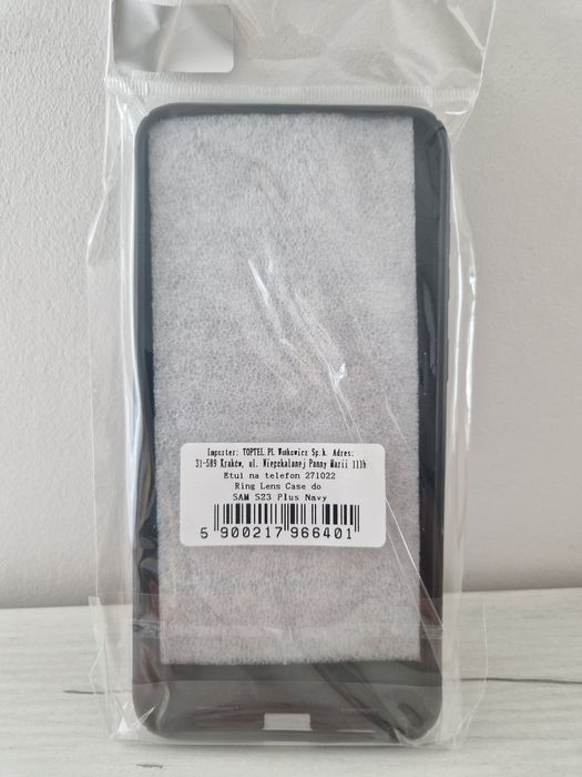 Ring Lens Case do Samsung Galaxy S23 Plus Granatowy