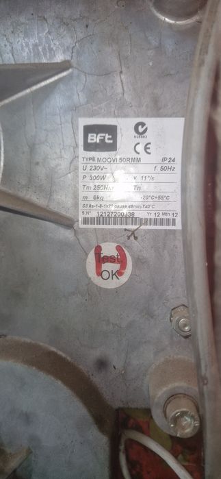 Używany motoreduktor do szlabanu BFT