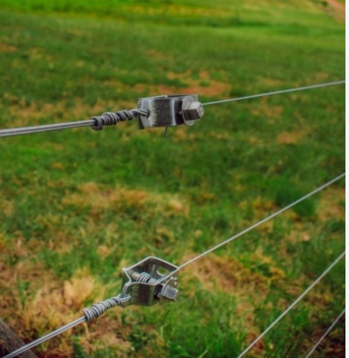 Rede malha solta plastificada