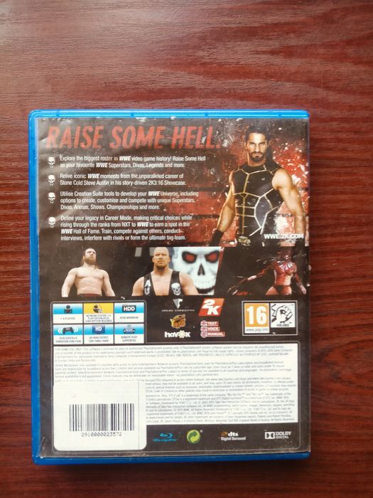 Gra W2k16 na konsole PS4