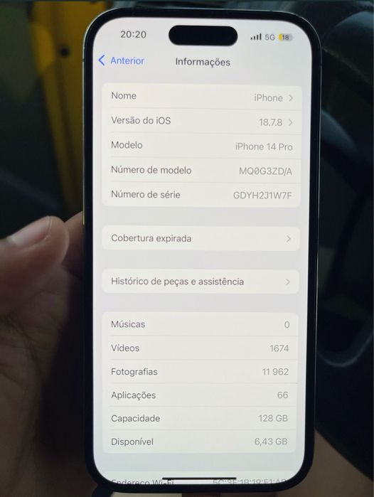 Vendo/Troco Iphone 14 Pro Max novo