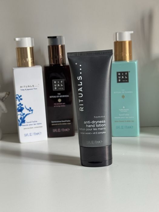 Крем, лосьйон для рук Rituals Homme, Ayurveda, Mehr, Yozakura та інші