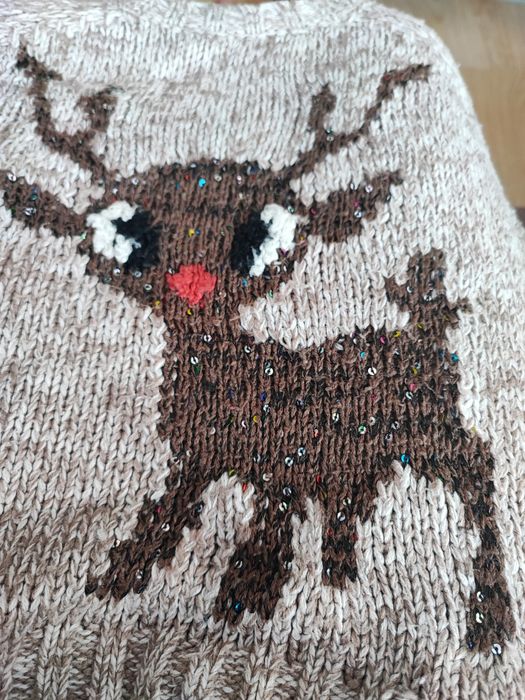 Sweterek świąteczny 4-5 lat