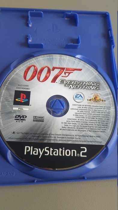 Gra James Bond 007 Everything Or Nothing Sony PlayStation 2 [PS2] pudełkowa