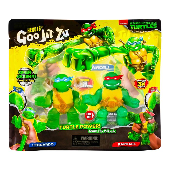 Набір Goo Jit Zu TMNT Raphael & Leonardo Черепашки ніндзя Гуджитсу